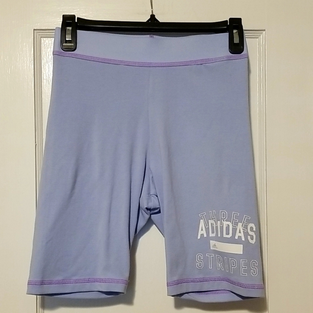 Adidas Light Purple Biker Shorts
